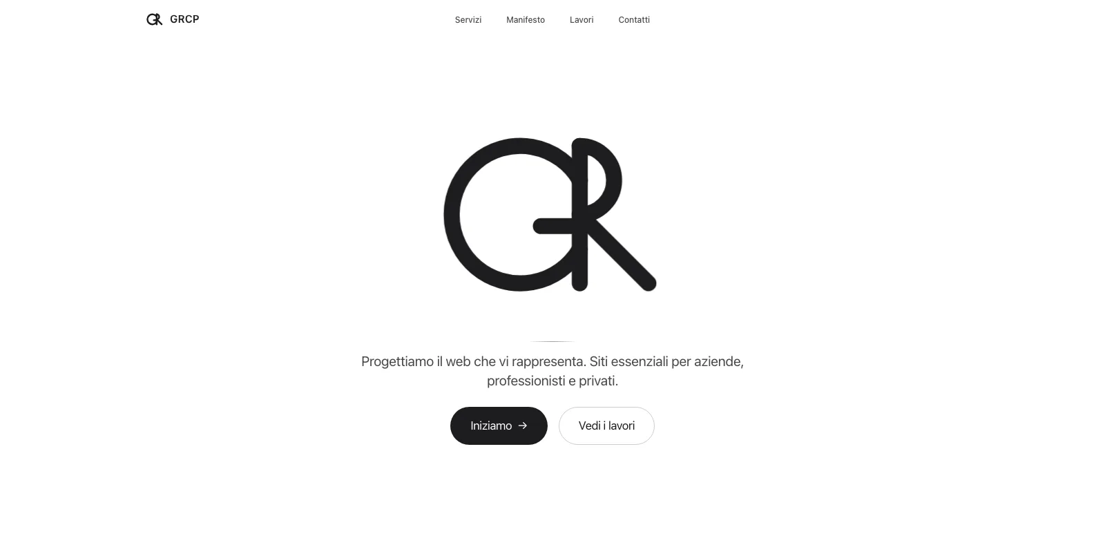 GRCP — anteprima sito